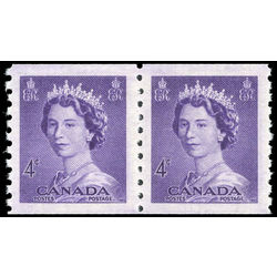 canada stamp 333pa queen elizabeth ii 1953