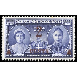 newfoundland stamp 250 queen elizabeth king george vi 1939