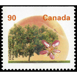canada stamp 1374as elberta peach 90 1995