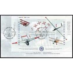 canada stamp 1807 canadian international air show 1999 FDC
