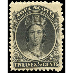 nova scotia stamp 13 queen victoria 12 1860