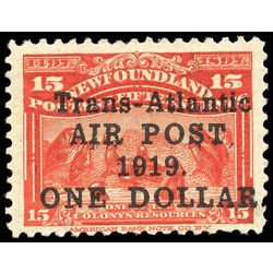 newfoundland stamp c2ii seals 1919 m vf 001