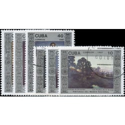 cuba stamp 2919 24 arts from the national museum 1987