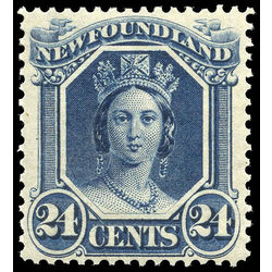newfoundland stamp 31 queen victoria 24 1866