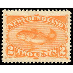 newfoundland stamp 48 codfish 2 1887