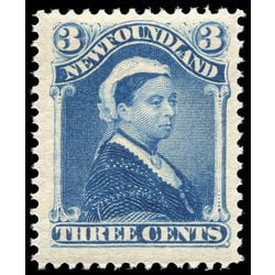 newfoundland stamp 49b queen victoria 3 1896