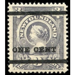 newfoundland stamp 75 queen victoria 1897