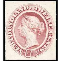 newfoundland stamp 28pi queen victoria 12 1870