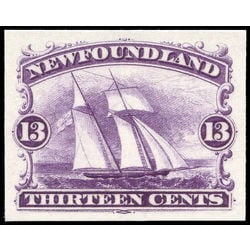 newfoundland stamp 30tc ship 13 1866