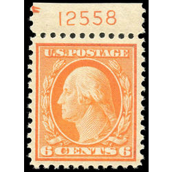 us stamp postage issues 506 washington 6 1917 m vf xf nh 001