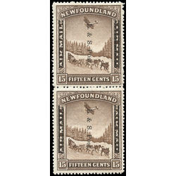 newfoundland stamp 211i dog sled and airplane 1933 m vfnh 002