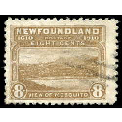 newfoundland stamp 93i view of mosquito 8 1910 u f 001