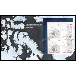 canada stamp 2852a the franklin expedition 2015 FDC UL