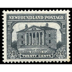 newfoundland stamp 181 colonial building st john s 20 1931 m vf 001