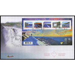 canada stamp 2718 unesco world heritage sites in canada 4 25 2014 FDC