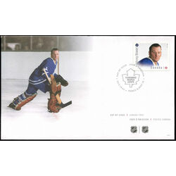 canada stamp 2869 johnny bower 2015 FDC