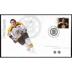 canada stamp 2943 phil esposito 2016 FDC