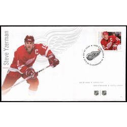 canada stamp 2945 steve yzerman 2016 FDC