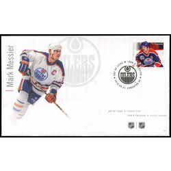 canada stamp 2946 mark messier 2016 FDC