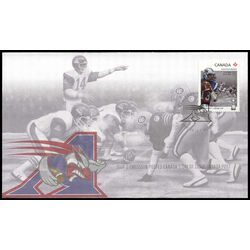 canada stamp 2576 montreal alouettes anthony calvillo 1972 the ice bowl 2012 FDC