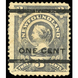 newfoundland stamp 77 queen victoria 1897 m f 006