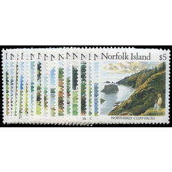 norfolk island stamp 401 16 island sceneries 1987