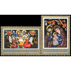 poland stamp 2363 4 christmas 1979