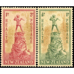 new zealand stamp b26 7 peter pan statue london 1945