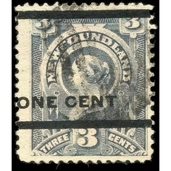 newfoundland stamp 77 queen victoria 1897 u f 007