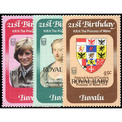 tuvalu stamp 173 5 birth of prince william of wales overprinted royal baby 1982
