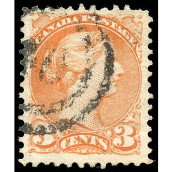 canada stamp 37e queen victoria 3 1870 u f 005