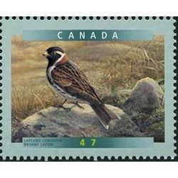 canada stamp 1889 lapland longspur 47 2001
