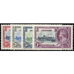 ascension stamp 33 6 silver jubilee king george v 1935