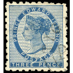 prince edward island stamp 2 queen victoria 3d 1861 u vf 005