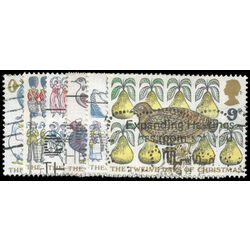 great britain stamp 821 6 the twelve days of christmas 1977