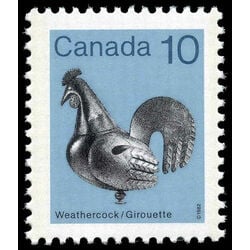 canada stamp 921 weathercock 10 1982
