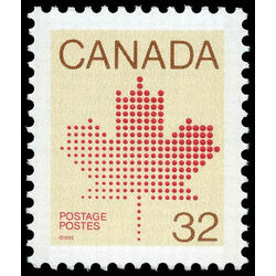canada stamp 924b maple leaf 32 1983