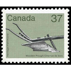 canada stamp 927iii wooden plough 37 1983