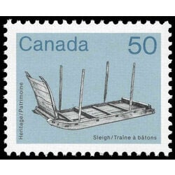 canada stamp 930 sleigh 50 1985