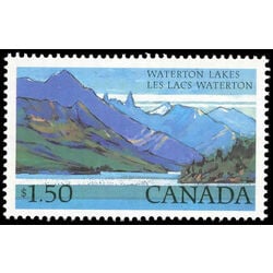 canada stamp 935i waterton lakes 1 50 1982