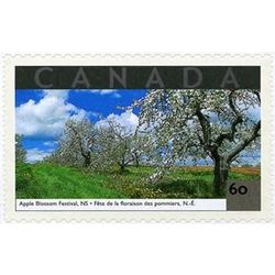 canada stamp 1903b apple blossom festival ns 60 2001