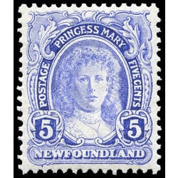 newfoundland stamp 108 princess mary 5 1911