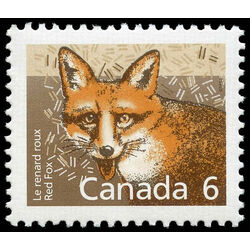 canada stamp 1159 red fox 6 1988