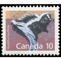 canada stamp 1160ii skunk 10 1991