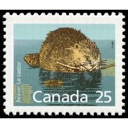 canada stamp 1161ii beaver 25 1992
