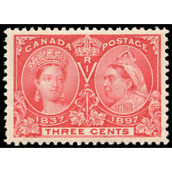 canada stamp 53i queen victoria diamond jubilee 3 1897