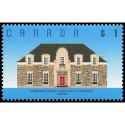 canada stamp 1181 runnymede library toronto on 1 1989