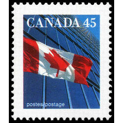 canada stamp 1361 flag over building 45 1995