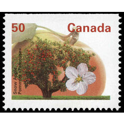 canada stamp 1365b snow apple 50 1995