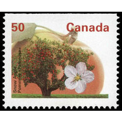 canada stamp 1365as snow apple 50 1994